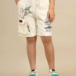 Kidsville DC Comics Featuring Superman Printed Shorts - Off White-picture-4