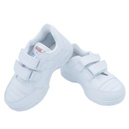 Priaansha Kids Uniage Text Designed With Double Velcro Shoes -White-image-80