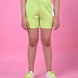 CRIMSOUNE CLUB Cotton Woven Cut & Sew Shorts - Green-picture-32