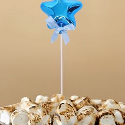 Funcart Metallic Star Shape Cake Decoration - Blue-image-81