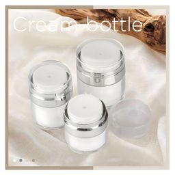 COZY VIBES 30ml Cream Refillable Cans Vacuum Bottle, Press Skin Care Products Jar Acrylic Style Airless Pump Cosmetic Containers -PACK OF 1- COLOR MAY VARY-picture-12