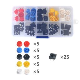 Tactile Push Button Switch Assorted Kit - 25 Pieces pack image 2