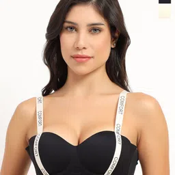 PARKHA Women Pack of 2 Solid Medium Coverage Heavily Padded Bra-4