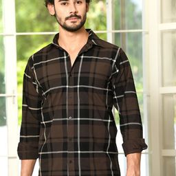 The Roadster Lifestyle Co Striped Cotton Casual Shirt-picture-48