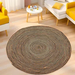 Aura Brown Floral Cotton Carpet-image-46