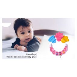 NeonateCare Combo of Fruit And Food Nibbler Spoon Feeder and Rattle Teether - ( Fruit feeder -  Spoon feeder -  Ring Teether) -Pack of 3- Multicolor ( color and design may vary) image 4