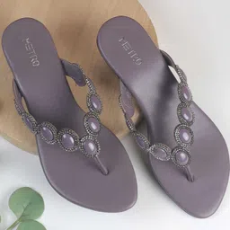 Metro Women Embellished Sandals-15