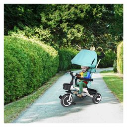 R for Rabbit Tiny Toes T30 Ace Tricycle with Adjustable Parental Control & Canopy - Lake Blue image 5