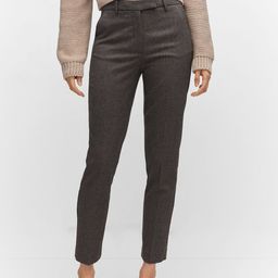 MANGO Women Skinny Fit Formal Trousers-image-47
