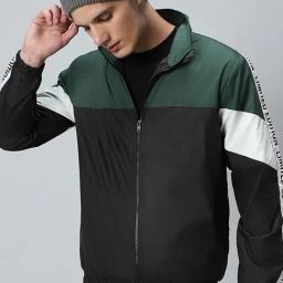 Bewakoof Men Green Nylon Regular Fit Casual Jacket-image-37