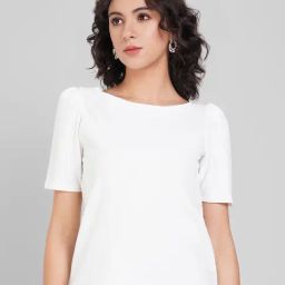 Annabelle By Pantaloons White Regular Fit Top-picture-24