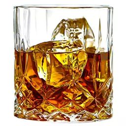 CATRON Crystal Barrel Whisky Glass for Scotch Bourbon Liquor & Cocktail Drinks (Set of 4 Pcs)-23