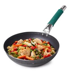 The Indus Valley Pure Black Iron Fry Pan with Silicone Grip 2 L-image-90