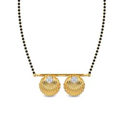 Kisna Diamond & Gold Jewellery 18k Gold & Diamond Artha Mangalsutra for Women-image-37