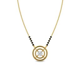 Kisna Diamond & Gold Jewellery 14k Gold & Diamond Shaleena Mangalsutra for Women-image-47