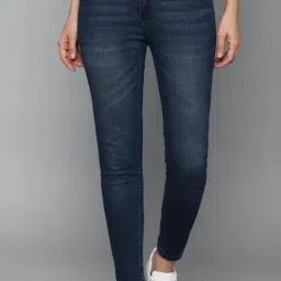 Allen Solly Navy Slim Fit Jeans-image-30