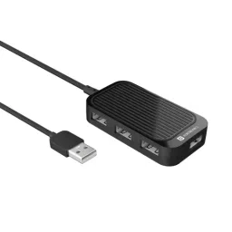 Portronics Mport 4D USB 2.0 Hub with 4 Ports, Data Transfer Upto 480Mbps (Black)-image-54