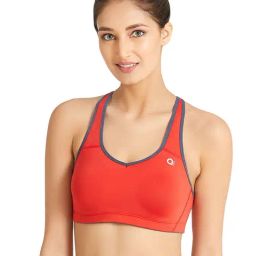 Amante Orange Sports Bra-image-5