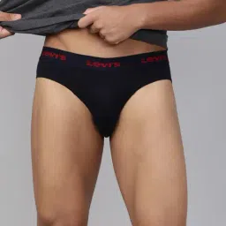 Levi's Navy Cotton Regular Fit Briefs-image-34