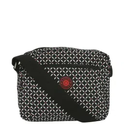 Baomi Black Printed Medium Cross Body Bag-image-41