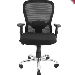 Adiko Systems Black Morpho Medium Back Office Chair-picture-35