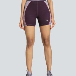 Puma Midnight Plum Color-Block Sports Shorts-image-41