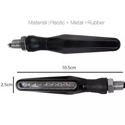 Cartronics Sleek Pencil Type Yellow LED Indicator for Yamaha MT 15 (Pack of 4 Pcs) image 2