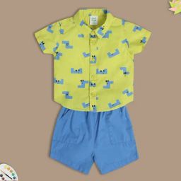 MINIKLUB Multi Baby Boys Short Sleeve Top And Bottom-picture-4