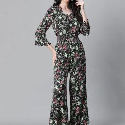 Oxolloxo Multicolor Floral Print Jumpsuit-picture-2