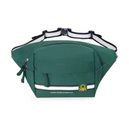United Colors of Benetton Dark Green All Star Striped Belt Bag-picture-43