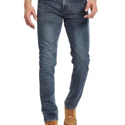 Octave Grey Regular Fit Mid Rise Solid Stretchable Jeans-image-26