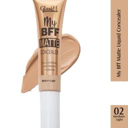 Glam21 My BFF Matte Liquid Concealer 02 Medium Light - 8 gm image 1