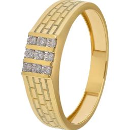 Malabar Gold and Diamonds 18k (750) Yellow Gold Ring for Men-picture-22