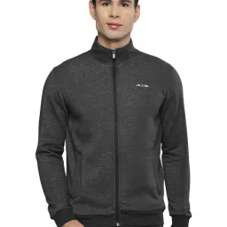 ALCIS Grey Slim Fit Self Pattern Jacket image 1