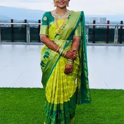 AMRUTKALA SAREES Woven Design Zari Banarasi Saree-image-88