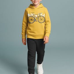 HELLCAT Boys Printed Hooded Sweatshirt With Trousers-image-93