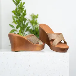 Inc 5 Party Wedge Heels Mules-40