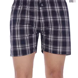 BENOVA Pack Of 2 Checked Pure Cotton Boxers BNV-24-15-P2-S-image-35