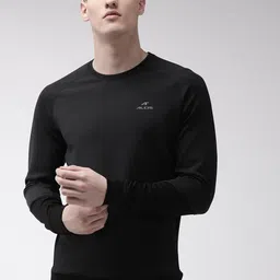 Alcis Men Black Solid Training Sweatshirt-image-91