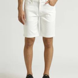 Pepe Jeans White Regular Fit Shorts-image-44