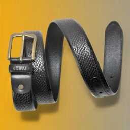 Woodland Tan Animal Effect Leather Casual Belt for Men-picture-2