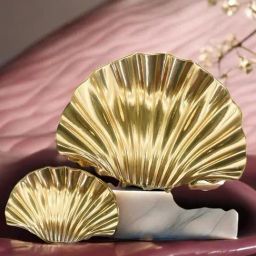 OOMPH Combo of 2 Fashion 2 Size Shell Design Hair Claw-17
