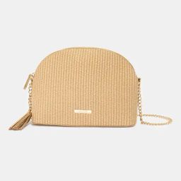 Forever Glam by Pantaloons Beige Crossbody Bag-26