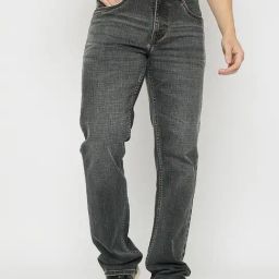 Duke Black Blended Regular Fit Washed Jeans-image-55