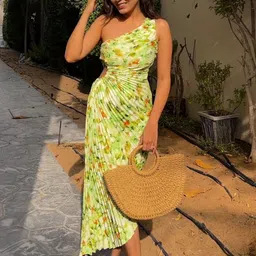 Alamode By Akanksha Women Madison Statement Floral Summer Dress-picture-22