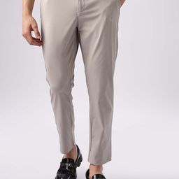 HERE&NOW Men Slim Fit Chinos Trousers-image-14