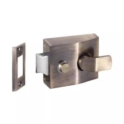 OZONE Night Latch for Inside Opening Doors (Right Hand Side, Antique Bronze)-6