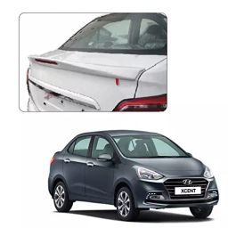 Auto Pearl OE Type Car Body Colored Spoiler ABS Typhoon Silver Compatible For Hyundai Xcent, Spoiler_Xcent_TyphoonSilver-35