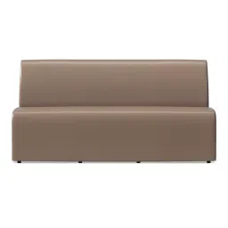 Modern India Seating DMOSF027 3 Seater Leatherette Sofa Set Brown-picture-2