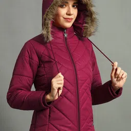 VERO AMORE Women Polyester Lightweight Bomber Jacket-image-87